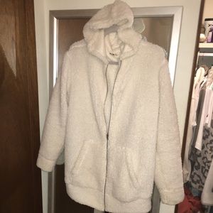 Hooded teddy jacket✨